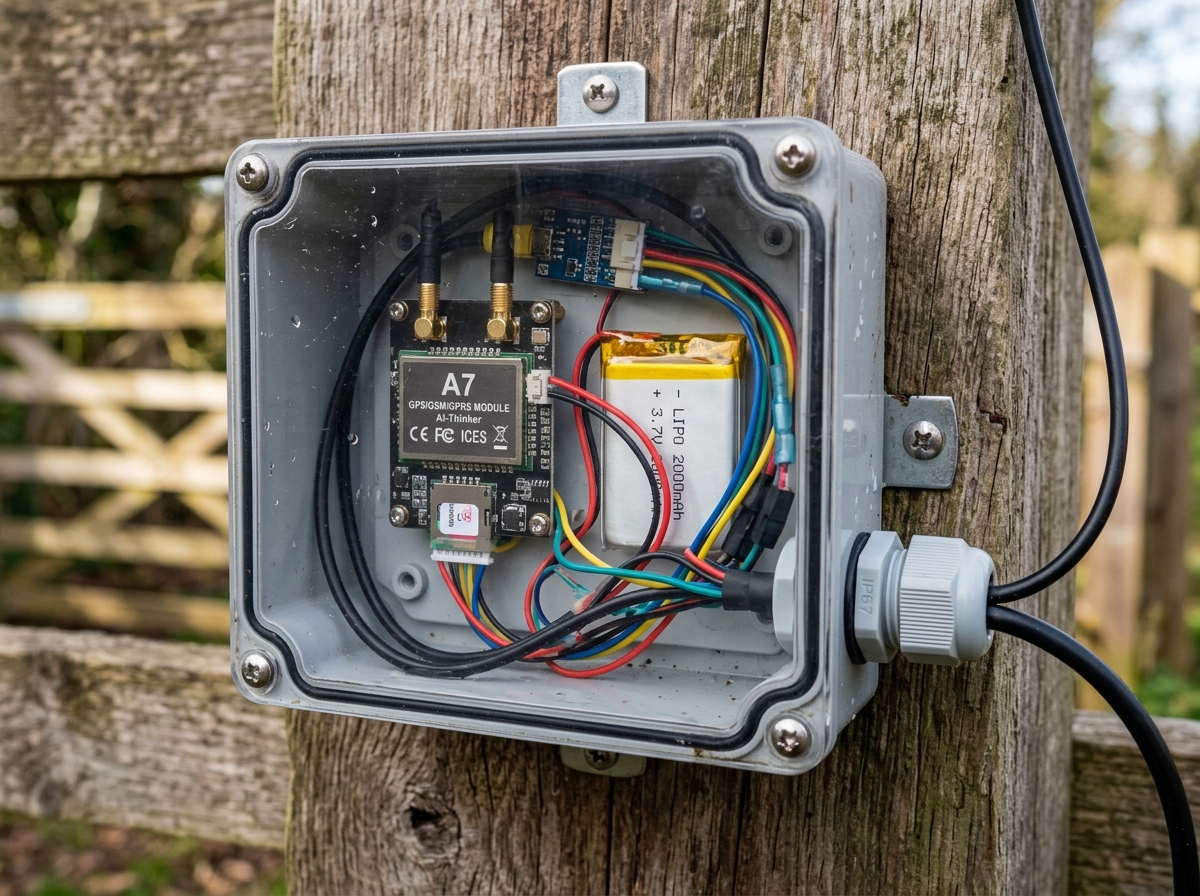 Field Deployment Enclosure: Weatherproof Solar & LiPo Setup
